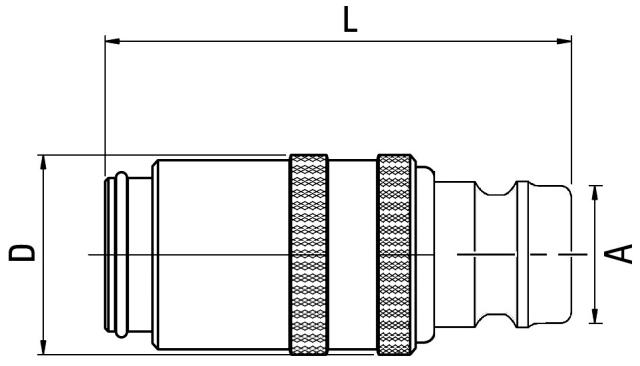 Kupplung mit Stecker