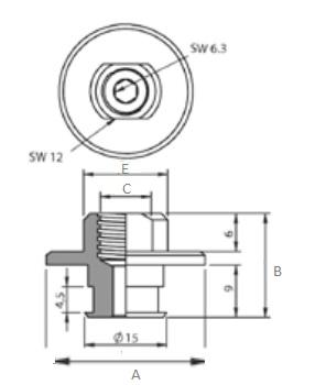 Halterung für Saugnäpfe 252