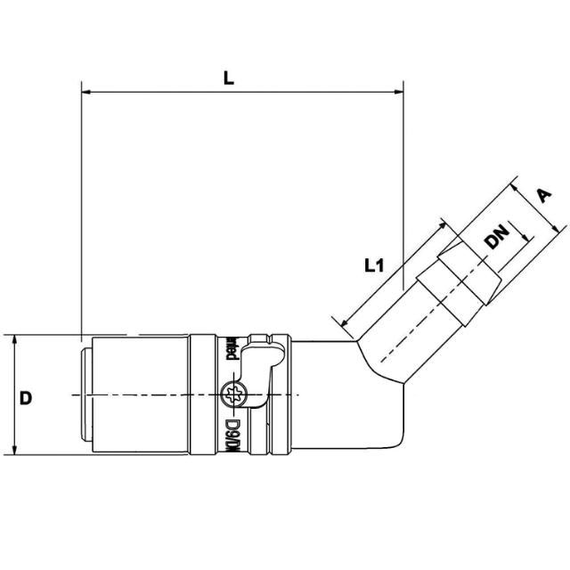 SICHERHEITSKUPPLUNG, TYP TS, 45°
