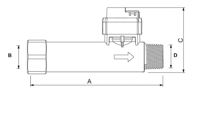Durchflusssensor-Einheit