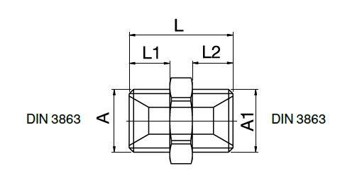 Adapter, BSPP-Außengewinde