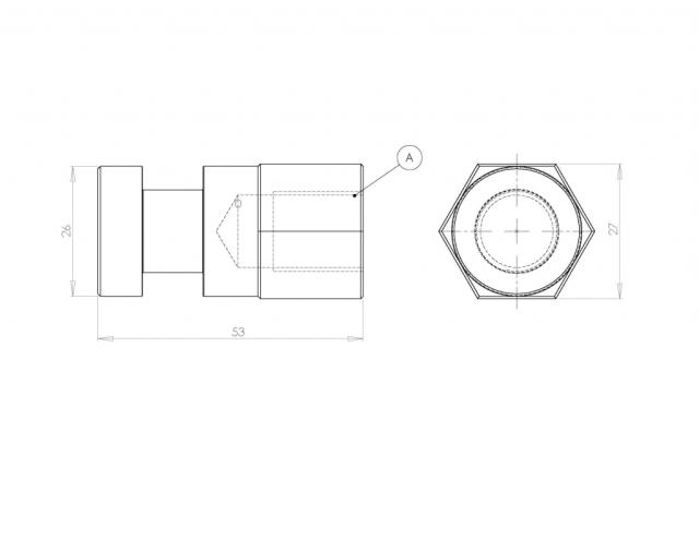 Mechanischer Anschlussnippel