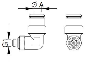 Schwenkbarer Winkelverbinder