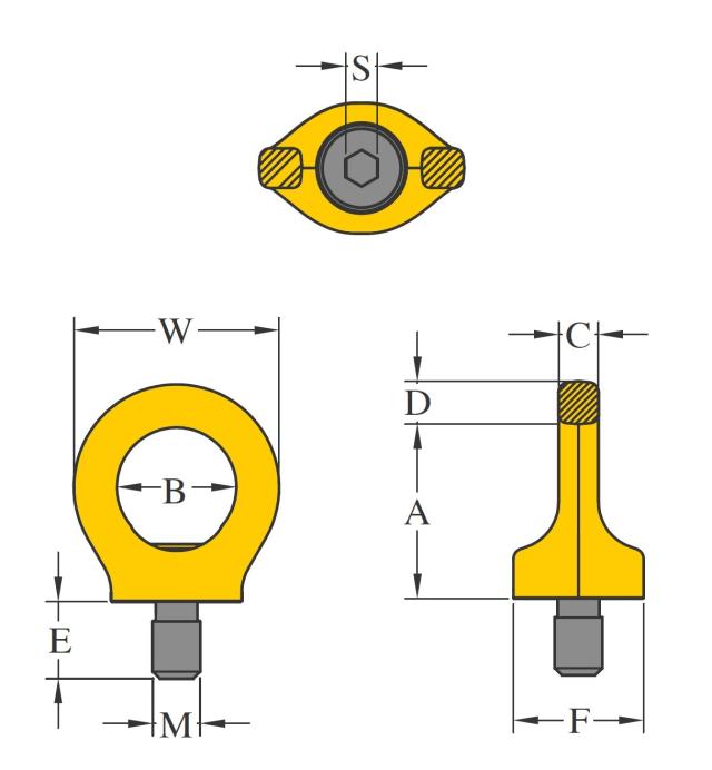 Ringschraube Güteklasse 8 - Metrisches Gewinde