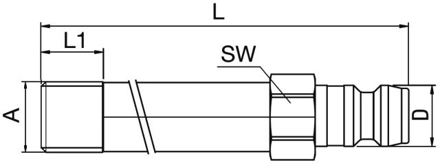 Verlängerungsnippel