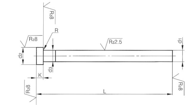 Kernstifte, ISO 6751 - Nicht gehärtet (weich)