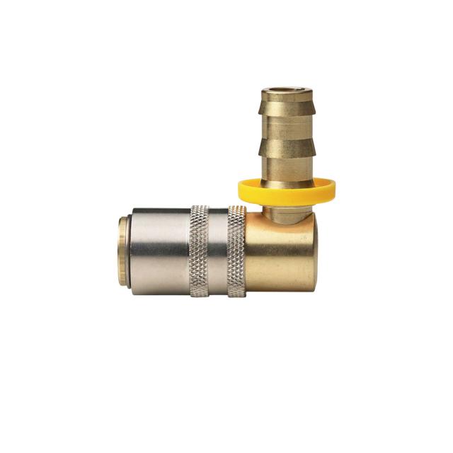 Kupplung Push Lock, 90°
