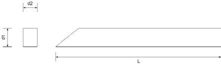 Läppstab aus Hartholz