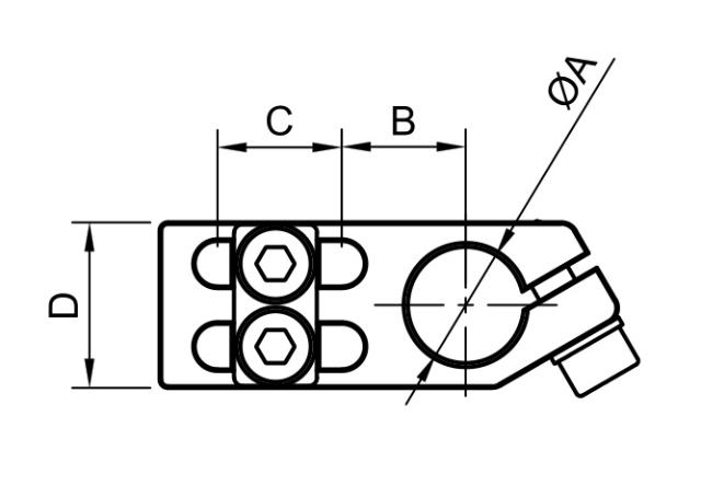 ACS - Kurze Winkelklemme 