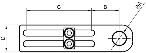 MBT - Montagehalterung mit Gewinde