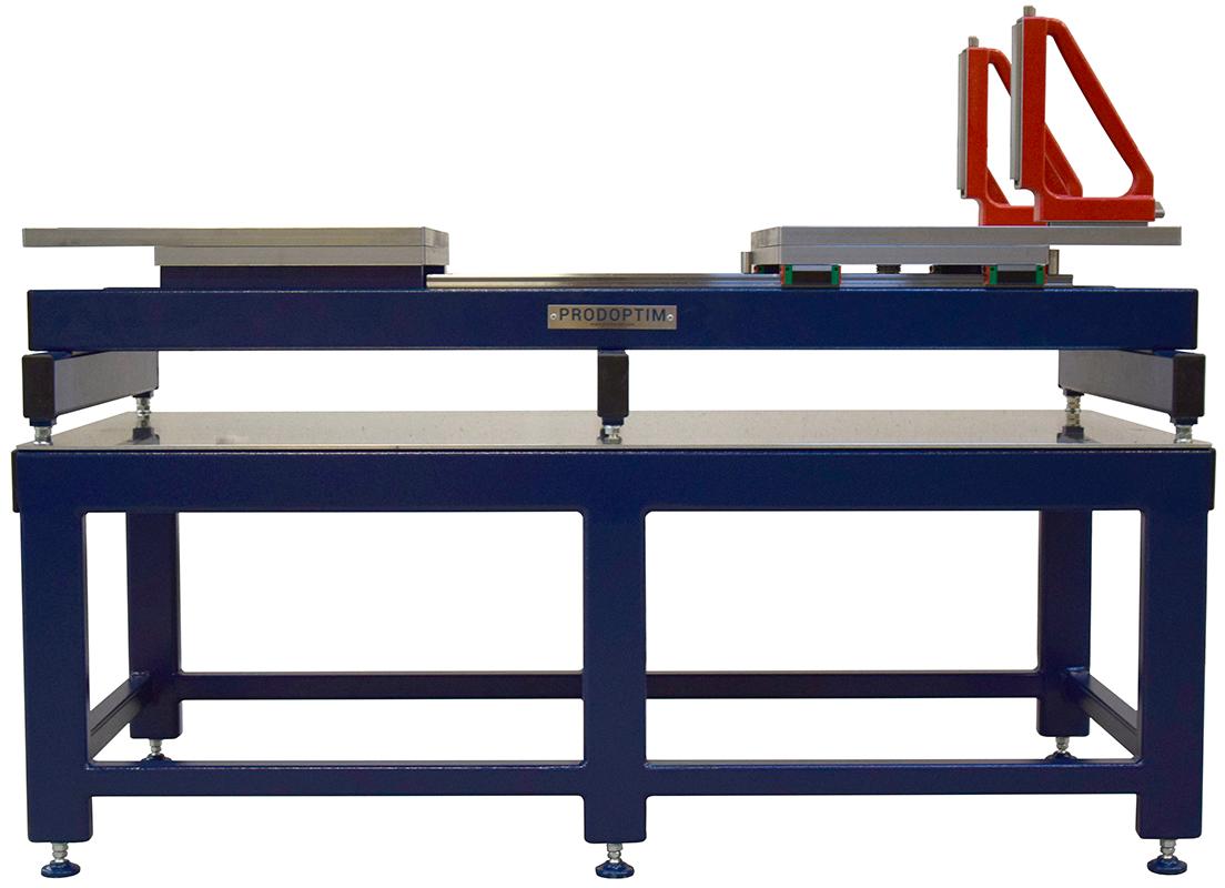 Inspektionstisch mit glatten Platten für Magnethalterungen - 1,5 bis 3t