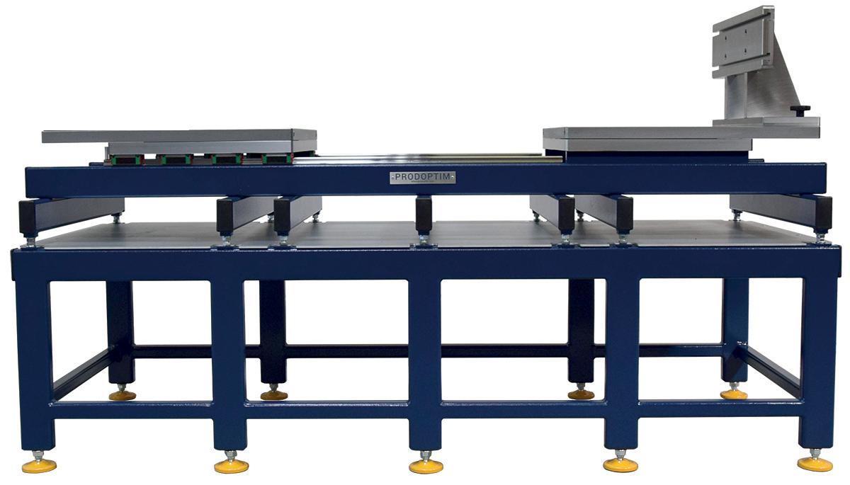 Inspektionstisch mit T-Nutenplatten für mechanische Halterungen - 1,5 bis 3t