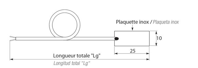 Thermoelement - Blatt Typ