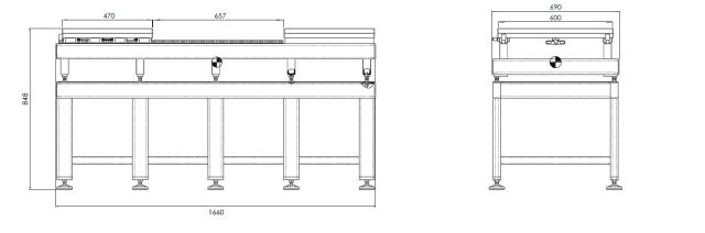 Standard - Inspektionstisch 6T