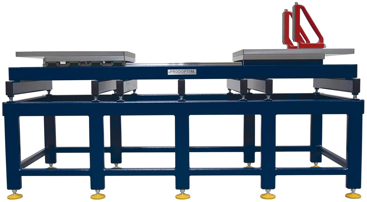 Inspektionstisch mit magnetischen Halterungen 6 Tonnen