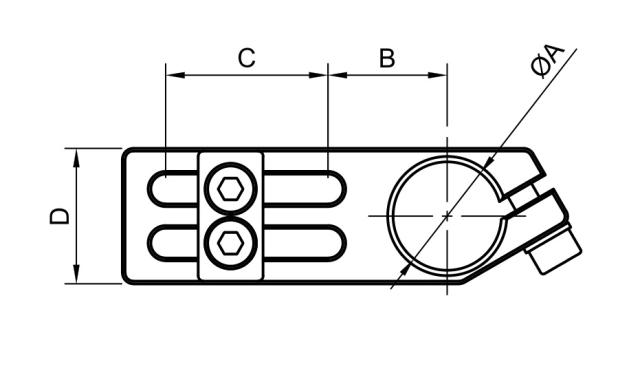 ACM - Mittelgroße Winkelklemme