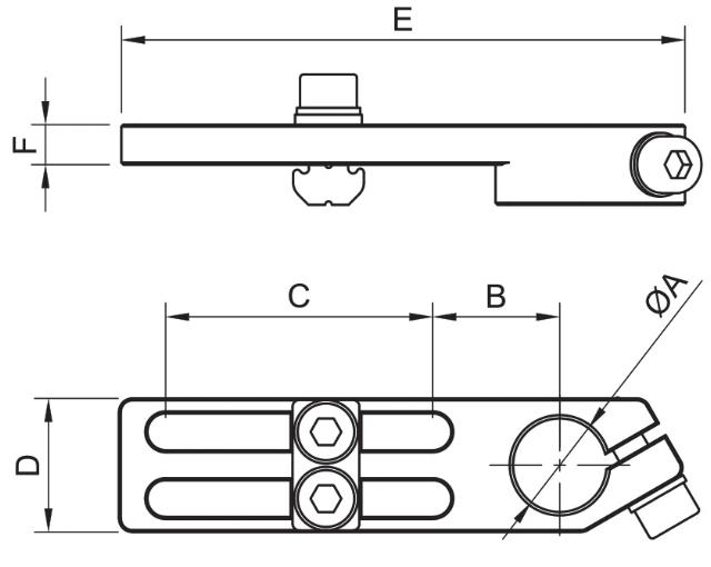 ACL - Lange Winkelklemme - Universal