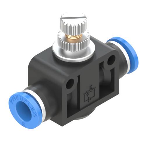 Inline-Durchflussregler